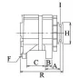 Alternateur 28 Volts 150 A, Bosch 0124655057, Renault 7421561402