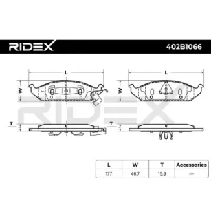 Pastiglie freno per CHRYSLER, DODGE- 05016227AA 5016227AA