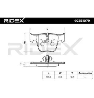 Pastiglie freno per MERCEDES-BENZ- 0044207520, 004420752041, A0044207520 A004420752041