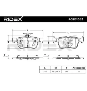 Plaquettes de frein pour FORD, FORD (CHANGAN), FORD USA LINCOLN- DG9Z2200D
