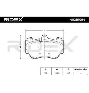 Pastillas de freno para AUDI, VW- 4E0698151G 4E0698151P