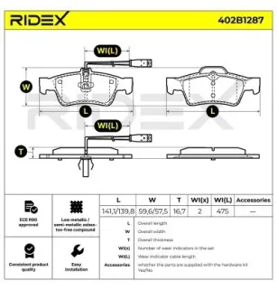 Pastilhas de freio para MERCEDES-BENZ-0004230230, 0034205120, 0044204420, 0054207920, 0054209320