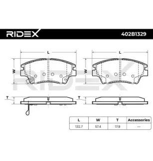 Brake pads for SSANGYONG- 48130350A0, 48130350B0, 48130350C0, 48130351A0, 48130370B0 48130371B0