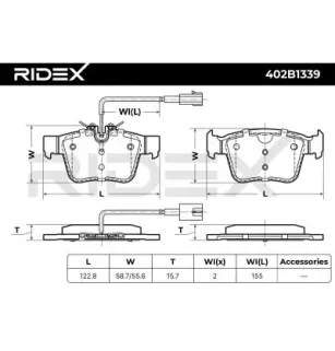 Plaquettes de frein pour ALFA ROMEO MASERATI- 673004626