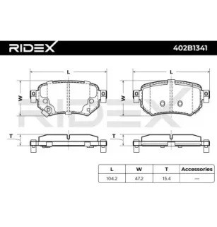 Brake pads for MAZDA- GDYL2643Z, GMY02643Z, GMY02643ZA, GMY02643ZB, GMY02643ZC GVY02643ZA