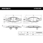 Brake pads for JEEP- 05011969AA, 05018592AA, 5011969AA, 5018592AA 5018592AB