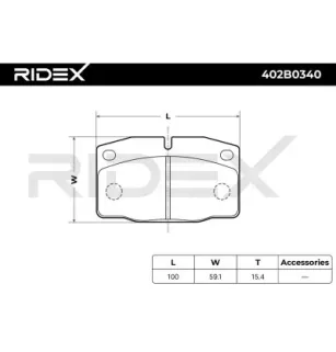 Pastiglie Freno per CHEVROLET, OPEL, VAUXHALL- 90398758, 90398235, 90297357, 90442385 90018692