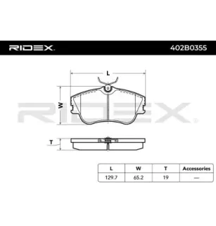 Pastiglie freno per AUDI, VW- 701698151D, 701698151E 701698151J