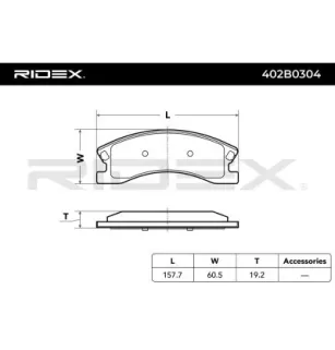 Brake pads for CHRYSLER, JEEP- 05093138AA, 05093260AA, 5093138AA