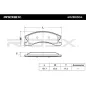 Brake pads for CHRYSLER, JEEP- 05093138AA, 05093260AA, 5093138AA