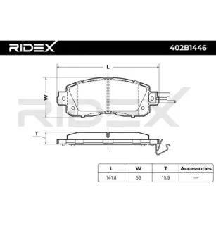 Brake pads for NISSAN- D10603TA0A, D10603TA0B D10603TS0A