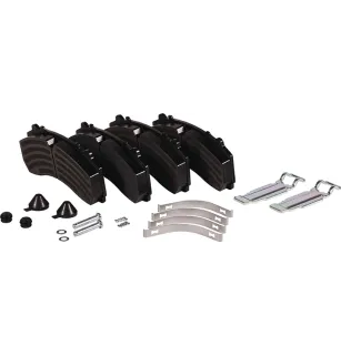 Kit de pastilhas de freio, freio a disco para MERCEDES-BENZ ACTROS MP2 / MP3, ACTROS - MAN TGS I - 1533684 - 1536442 - 1536574