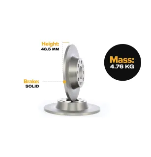 Disco de freio para AUDI (FAW), SEAT, SKODA, SKODA (SVW), VAG, VW (FAW) - 3CD615601 L3CD615601