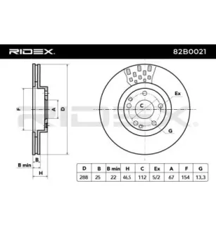 Disque de frein pour MERCEDES-BENZ- 2034210312, 203421051264, 2104210712, 2104212412