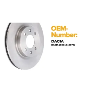 Disco de freio para DACIA, NISSAN, RENAULT-402062984R, 7711130038, 7700780892, 7700813549, 7700842131