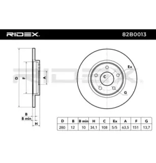 Disque de frein pour FORD, JAGUAR- C2S42668, C2S49730, C2S52088, C2S9231 C2S35271