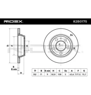 Disque de frein pour FORD, FORD (CHANGAN) LAND ROVER- LR027123