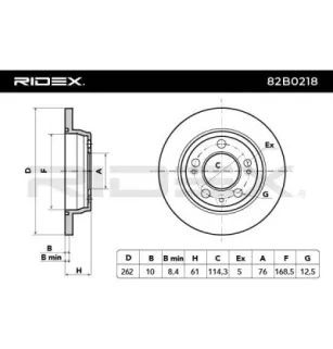 Disque de frein pour HYUNDAI, KIA- 584111H100, S584111H300 S584111H300A