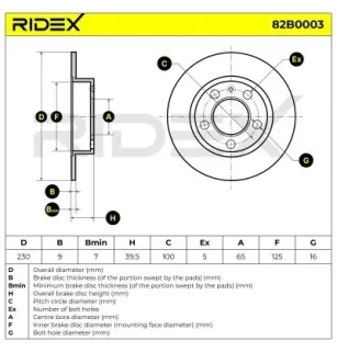 Disque de frein pour AUDI, SEAT, SKODA, SKODA (SVW), VW, VW (FAW), VW (SVW) ZHONGHUA (BRILLIANCE)- 3496009