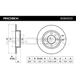 Disque de frein pour MITSUBISHI, PROTON, VOLVO- 3087294, 30872940, 308729400 308729409