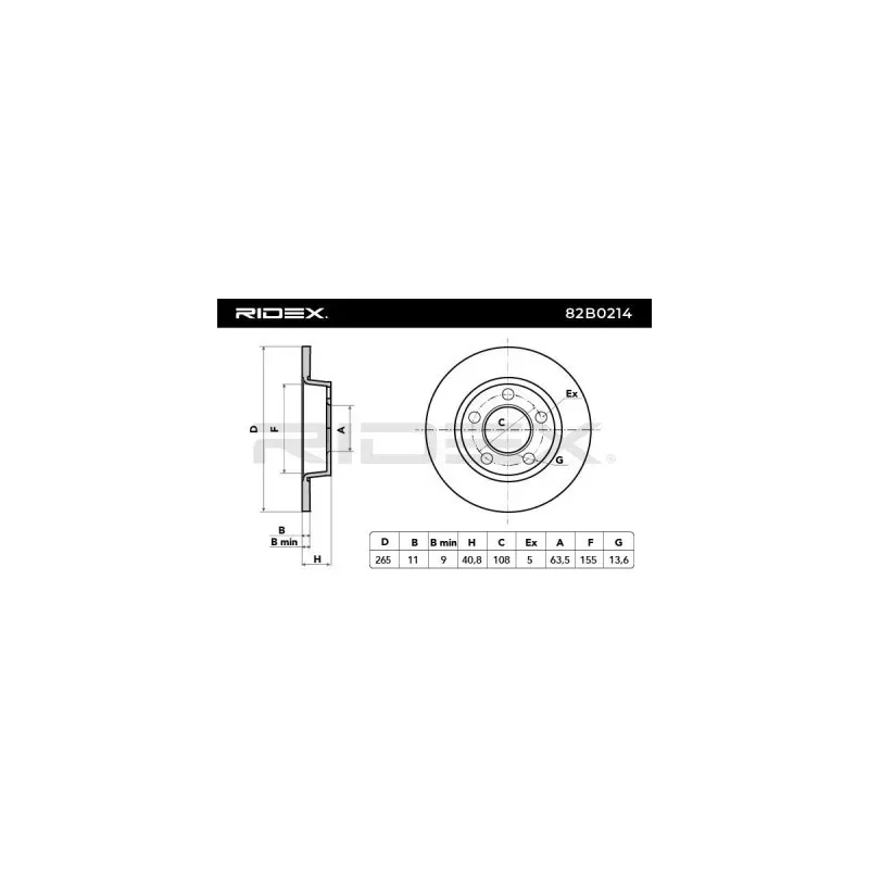 Disque de frein pour FORD, FORD (CHANGAN) MAZDA (CHANGAN)- 6M512A315AA