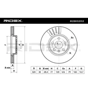 Disque de frein pour BMW, BMW (BRILLIANCE)- 34116753221 34116864906