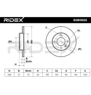 Disque de frein pour AUDI, SEAT, VW- 171615301V, 321615301, 3256153012, 839615301 ZBA615301