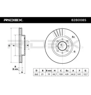 Disque de frein pour HONDA, MG, ROVER- GBD90840, SDB000990, SDB000991 SDB100600