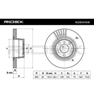 Disque de frein pour BMW- 34216764651, 34216783754, 34216792227 34216855007