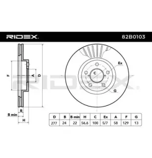 Disque de frein pour SAAB, SUBARU TOYOTA- SU00300585