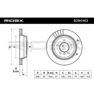 Disque de frein pour BMW- 1163153, 1164175, 1164840, 34211163153, 34211164175, 34211164840, 34216767060 6767060