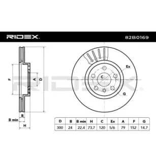 Disque de frein pour BMW- 34116764643, 34116772669, 34116783752, 34116854998, 6764643, 6772669 6854998