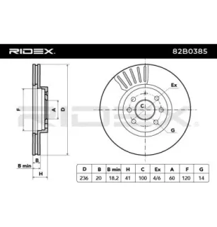 Disque de frein pour BEDFORD, BUICK (SGM), CHEVROLET, CHEVROLET (SGM), DAEWOO, OPEL, VAUXHALL- 090008006, 090496332