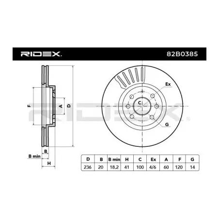 Disque de frein pour BEDFORD, BUICK (SGM), CHEVROLET, CHEVROLET (SGM), DAEWOO, OPEL, VAUXHALL- 090008006, 090496332