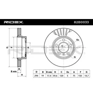 Disque de frein pour BMW- 1165563, 34211165563, 34216855154, 34216864056, 6855154, 6864056 94216855154