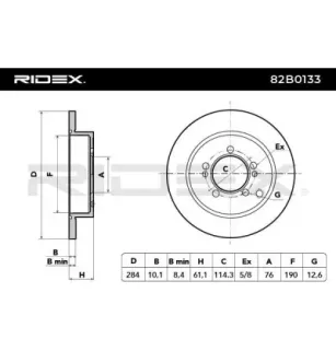 Disque de frein pour HYUNDAI, KIA- 584112Y300 S584113A300