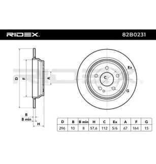 Disco freno per MERCEDES-BENZ, MERCEDES-BENZ (FJDA) MERITOR- MBR6053