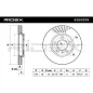 Disque de frein pour SKODA, VAG, VW- 6Q0615301, 6Q0615301A JZW615301M