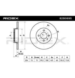 Disque de frein pour AUDI, CHERY, SEAT, SKODA, VW VW (FAW)- L357615301