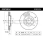 Disque de frein pour RENAULT, SAMSUNG- 402064408R 402067023R