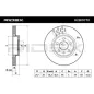 Disque de frein pour CITROËN, FIAT, PEUGEOT- 4246H8, 4246H8SK, 4246H9, 4246H9SK 4249L4