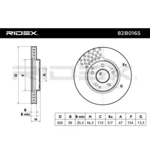 Disque de frein pour CHRYSLER, MERCEDES-BENZ- 2034210512, 203421051264, 2104211212, 2104211512