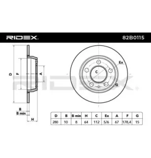 Disque de frein pour MERCEDES-BENZ- 6384230112, A6384230112 N6384230112