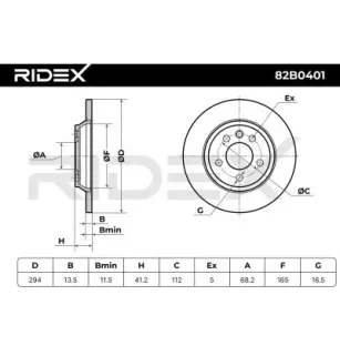 Disque de frein pour FORD, SEAT, SKODA, VW- 7D0615601A 7D0615601C