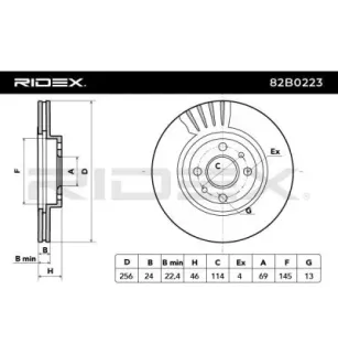 Disque de frein pour HYUNDAI, KIA, MITSUBISHI, PROTON, VOLVO- 30872319, 30872926 308729268