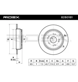 Disque de frein pour ACURA, HONDA, HONDA (DONGFENG) HONDA (GAC)- 42510T0AA00