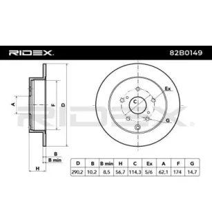 Disque de frein pour TOYOTA- 424310F010