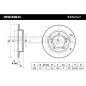 Disque de frein pour SANTANA, SUZUKI- 5521160A00, 5521160A00000, 5521160A01, 5521176J02000, 96058796 9998560A00