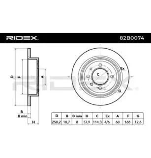 Disque de frein pour BAOJUN (SGMW), BUICK (SGM), DAEWOO, SUZUKI- 5561185Z00 5561185Z00000