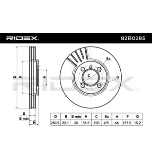 Disque de frein pour BMW- 1154749, 1154750, 1160847, 1160915, 34111154749, 34111154750, 34111160847, 34111160915, 34116752352